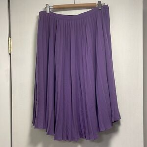 Adrienne vittadini pleated midi skirt